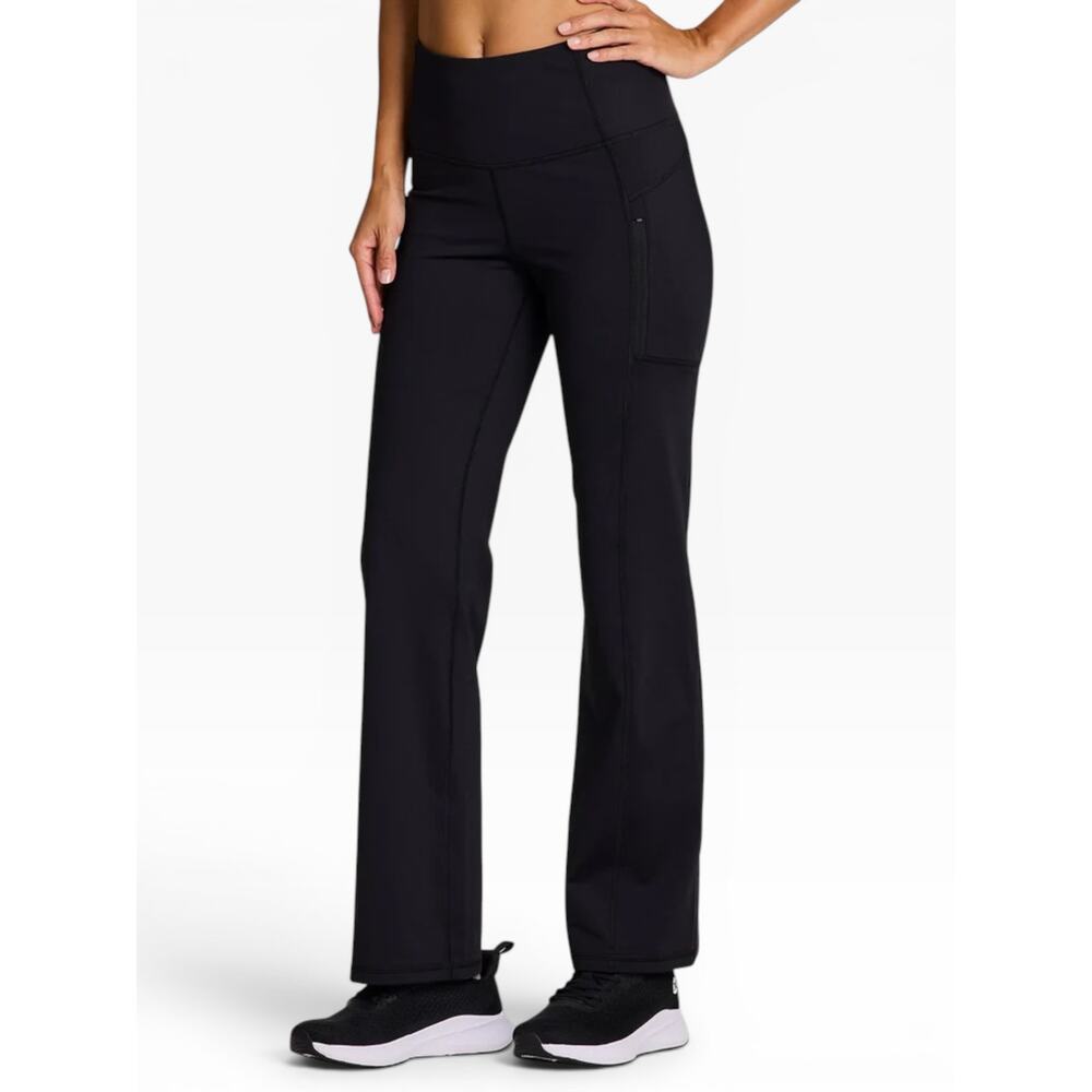 RBX Boost Fleece Lined Bootcut Pants Women XL Black NWT